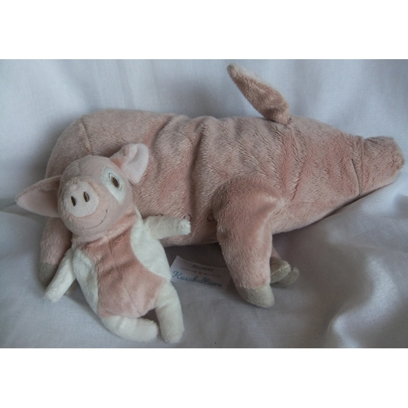 Ikea - zwei Plüschtiere - Schwein Knorrig und Ferkel Kelgris