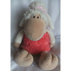 Nici - Plüschtier - Schaf Jolly Mäh Frances - rosa, weiß. braun - ca. 50 cm groß - Schlenker