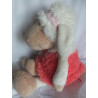 Nici - Plüschtier - Schaf Jolly Mäh Frances - rosa, weiß. braun - ca. 50 cm groß - Schlenker