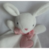 H&M - Schmusetuch - Hase I love snuggles mit Schleife und Herzchenmotiv - ca. 23 cm lang