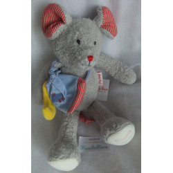 Käthe Kruse - Kuscheltier-Spieltier - Maus Robin mit Säckchen und Halbmond - ca. 35 cm groß