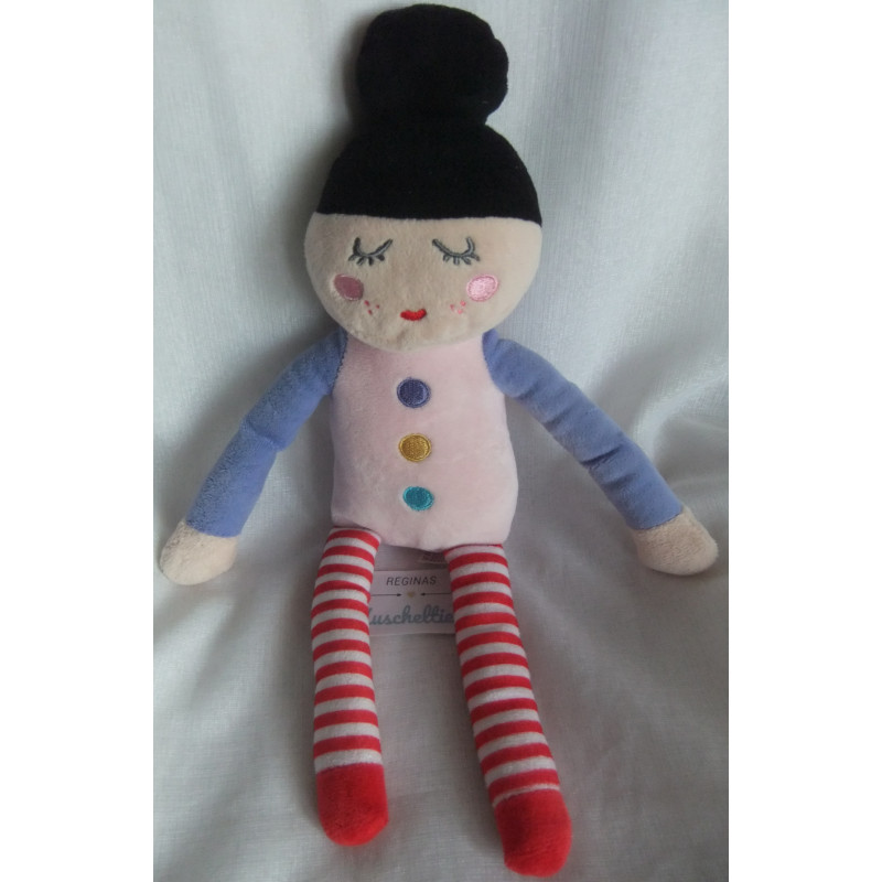 Hema NL - Plüschtier Stoffpuppe - Mädchen - bunt - ca. 35 cm groß - Schlenker