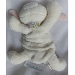 Beauty Baby - Wärmetier Schaf - weiß, rosa - mit Körnerfüllung - ca. 22 cm lang
