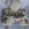 Nicotoy - Schmusetuch - Bäre mit Stickerei - braun, beige - ca. 21 cm x 21 cm