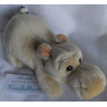 Trudi - Plüschtier - Nilpferd - beige - ca. 18 cm lang und ca. 9 cm hoch