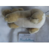 Trudi - Plüschtier - Nilpferd - beige - ca. 18 cm lang und ca. 9 cm hoch