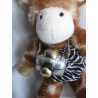 H&M - Plüschtier - Giraffe mit Röckchen und Kamera - ca. 27 cm groß - Schlenker