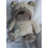 Nici - Plüschtier - Nici Dog's - Hund - Mops mit Hundeknochen in kleiner Bauchtasche - ca. 27 cm groß - Schlenker