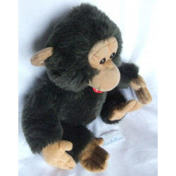 Trudi - Plüschtier - Affe Schimpanse Paco - Brauntöne - ca. 40 cm groß - Schlenker