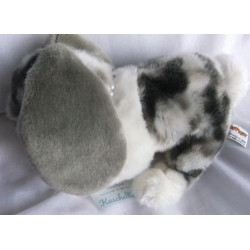 Softtoys - Plüschtier - Hase - grau, weiß - ca. 30 cm lang und ca. 15 cm hoch