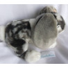 Softtoys - Plüschtier - Hase - grau, weiß - ca. 30 cm lang und ca. 15 cm hoch