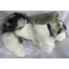 Softtoys - Plüschtier - Hase - grau, weiß - ca. 30 cm lang und ca. 15 cm hoch