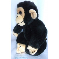 Simba Disney National Geographic - Plüschtier - Affe Schimpanse - schwarz, braun - ca. 25 cm groß - sitzend