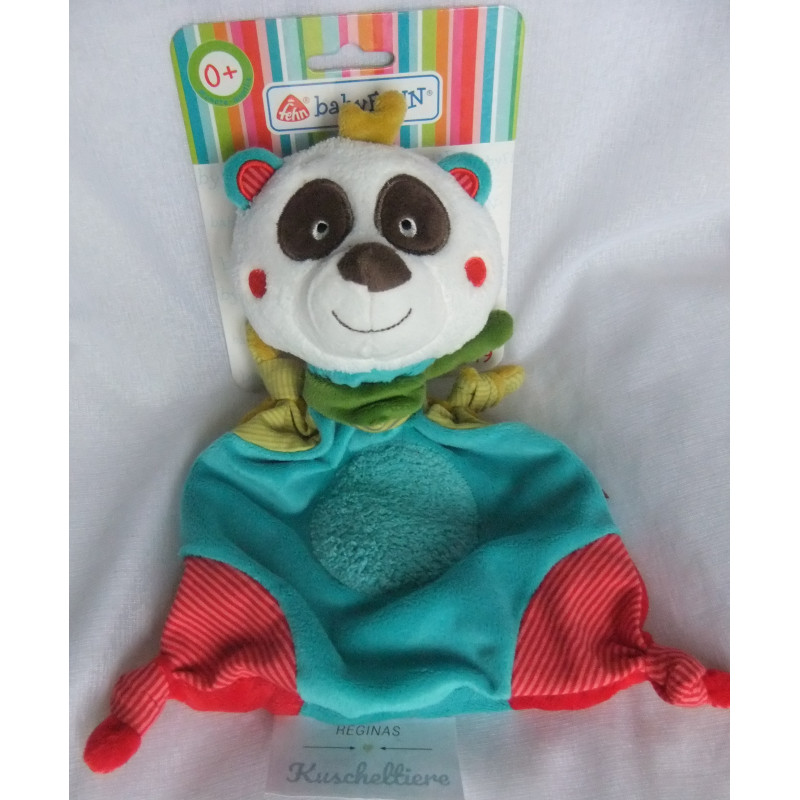 Baby Fehn - Schmusetuch - Panda mit Halstuch - ca. 29 cm lang