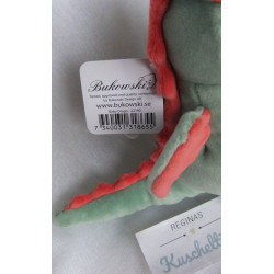 Bukowski Design - Plüschtier - Drache Baby Drago - grün, rot - ca. 18 cm groß - sitzend