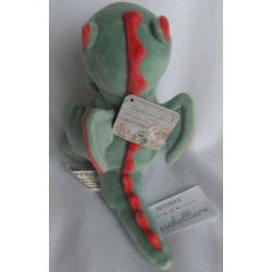 Bukowski Design - Plüschtier - Drache Baby Drago - grün, rot - ca. 18 cm groß - sitzend
