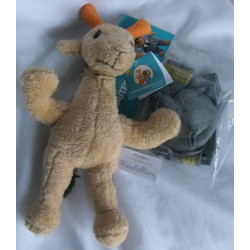 Lollo & Bernie - GEP - Plüschtier - Giraffe Lollo mit Pilot Outfit - ca. 35 cm groß - Schlenker