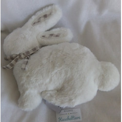 Cupcakes and Cashmeres - Stofftier-Kuschelkissen - Hase figürlich - weiß - ca. 32 cm lang und ca. 29 cm hoch
