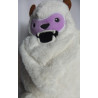 Wild Republic - Plüschtier - Monsterkins Jr - Trashfood - weiß - ca. 30 cm groß - sitzend