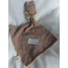 Ava & Yves - Schmusetuch - Frosch beige mit Punkten, altrosa - Schnuffeltuch altrosa