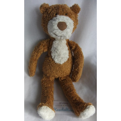 Sigikid - Kuscheltier Spieltier - Organic Green - Bär - Brauntöne, weiß - ca. 36 cm groß - Schlenker
