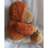 Nici - Plüschtier - Schaf Jolly Mäh Sheebo mit Kapuze - orange, weiß, braun - ca. 50 cm groß - Schlenker