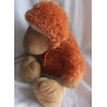 Nici - Plüschtier - Schaf Jolly Mäh Sheebo mit Kapuze - orange, weiß, braun - ca. 50 cm groß - Schlenker