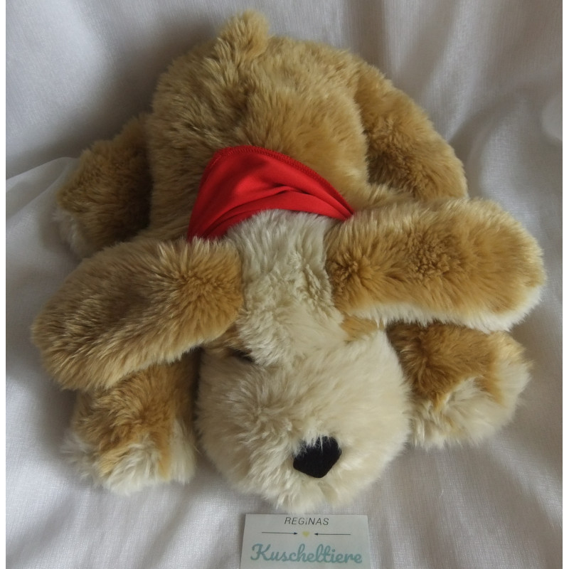 TCM Tchibo - Plüschtier - Hund Timmi Taps mit Halstuch - ca. 30 cm liegend