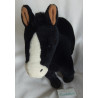 Ikea - Plüschtier - Klappa - Pferd - schwarz, weiß - ca. 35 cm lang und ca. 35 cm hoch - stehend