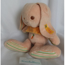 Steiff - Plüschtier - Hase Hannes - mit Halstuch - orange, apricot, bunte Streifen - ca. 25 cm groß - Schlenker