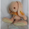 Steiff - Plüschtier - Hase Hannes - mit Halstuch - orange, apricot, bunte Streifen - ca. 25 cm groß - Schlenker
