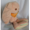 Steiff - Plüschtier - Hase Hannes - mit Halstuch - orange, apricot, bunte Streifen - ca. 25 cm groß - Schlenker