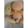 Steiff - Plüschtier - Hase Hannes - mit Halstuch - orange, apricot, bunte Streifen - ca. 25 cm groß - Schlenker