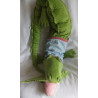Ikea - Plüschtier - Fabler - Krokodil mit Baby - Grüntöne - ca. 160 cm groß - liegend - Glöckchen im Schwanz