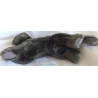 Ikea - Plüschtier - Kat Minnen - Katze - dunkelgrau - ca. 35 cm groß liegend -