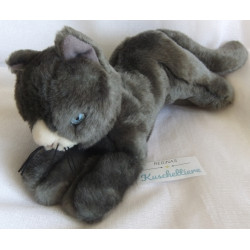 Ikea - Plüschtier - Kat Minnen - Katze - dunkelgrau - ca. 35 cm groß liegend -