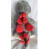 Nici - Plüschtier - Dinosaurier - grau, rot, weiß - ca. 45 cm groß - Schlenker
