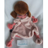 Sigikid - Schmusetuch - Blue Collection - Mädchen - rosa, braun - mit Stickerei - ca. 29 cm lang