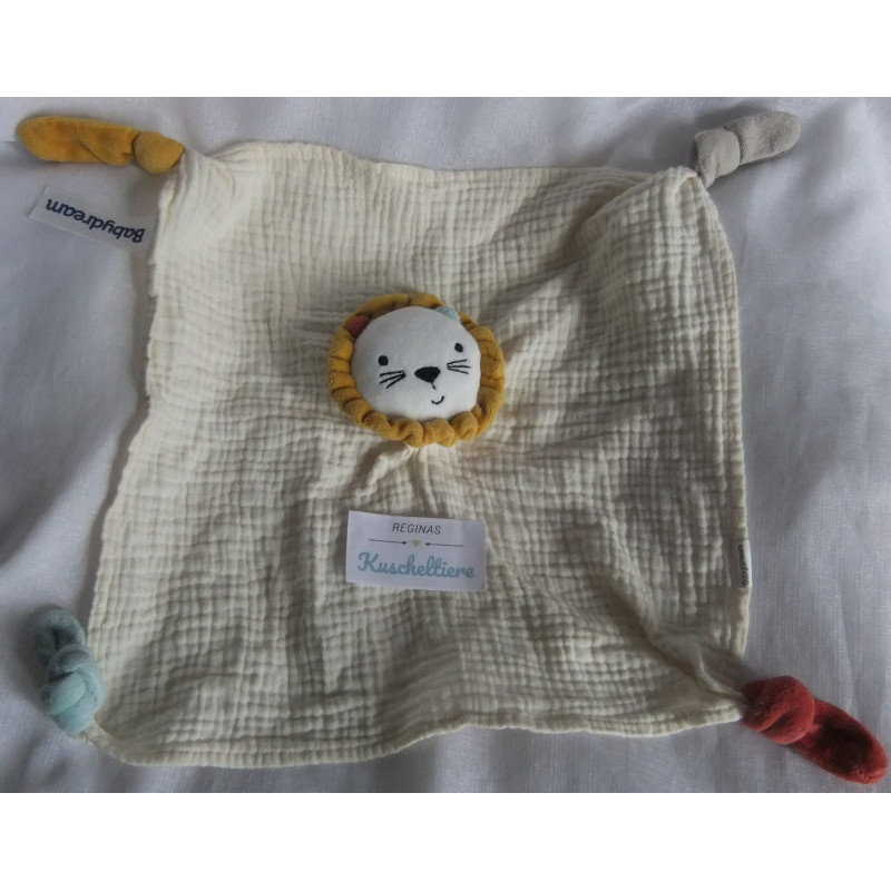 Babydream - Schmusetuch - Löwe - Musselin - beige - ca. 40 cm lang