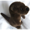 Kösener Spielzeug Manufaktur GmbH - Plüschtier - Otter - dunkelbraun - ca. 35 cm groß - stehend - aufrecht