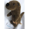 Kösener Spielzeug Manufaktur GmbH - Plüschtier - Otter klein - dunkelbraun - ca. 24 cm groß - aufrecht stehend
