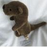 Kösener Spielzeug Manufaktur GmbH - Plüschtier - Otter klein - dunkelbraun - ca. 24 cm groß - aufrecht stehend