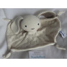IdiS Toodo - Schmusetuch - Organic Cotton Baumwolle - Hase - beige, grau - ca. 18 cm lang