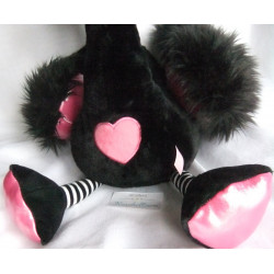 Nici - Plüschtier - Nici green - Love Schwan - schwarz, pink - ca. 50 cm groß - Schlenker