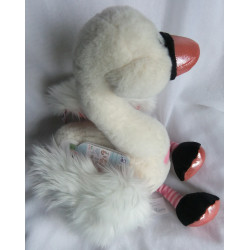 Nici - Plüschtier - Nici green - Love Schwan - weiß, rosa, altrosaglitzer - ca. 50 cm groß - Schlenker
