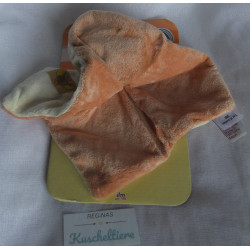 Babylove - DM - Schmusetuch - Jungle - Löwe - gelb, orangebraun, braun  - ca. 22 cm x 21cm groß