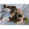 Nici - drei Plüschtiere - Wild Friends Giraffe, Schwein Hampy, Rentier mit Hoodie
