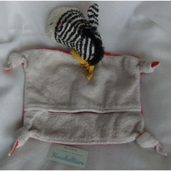 Sigikid - Schmusetuch/Handpuppe - Zebra mit Halstuch - ca. 30 cm lang