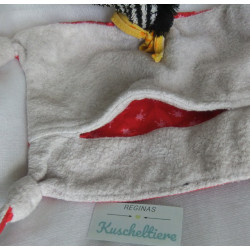 Sigikid - Schmusetuch/Handpuppe - Zebra mit Halstuch - ca. 30 cm lang