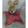 Spiegelburg - Schmusetuch Hase Felix - kariert mit Halstuch blau-weiß kariert - ca. 23 cm lang